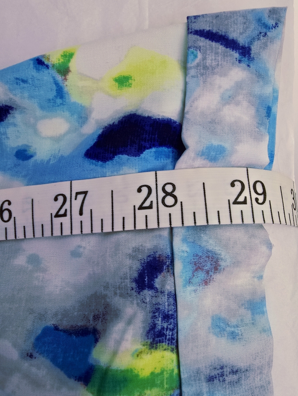Liz Claiborne Abstract Watercolor Pull-On Pockets Pants - Size M - Picture 8 of 14